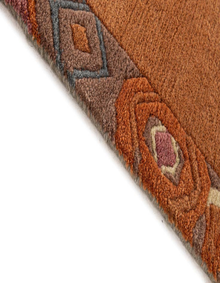 Detail image of  3' 1 x 5' 2  Hand Knotted Nepal Wool Rug