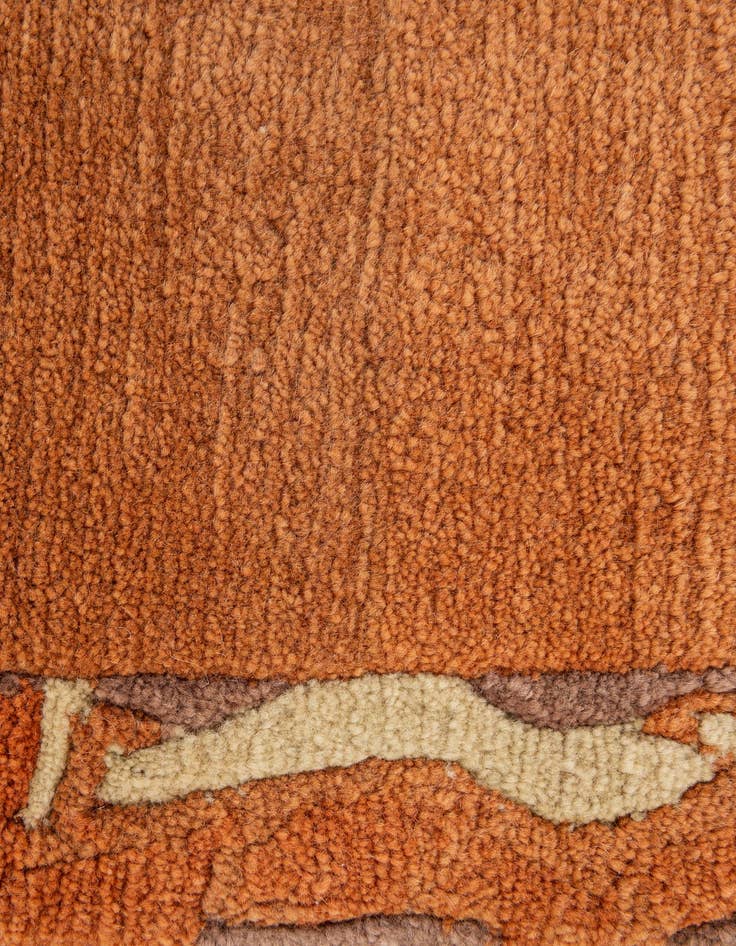 Detail image of  3' 1 x 5' 2  Hand Knotted Nepal Wool Rug