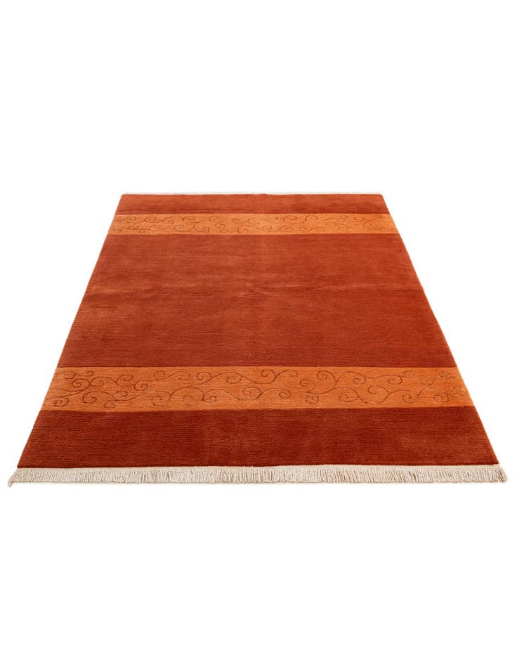 Detail image of  5' 7 x 7' 9  Hand Knotted Nepal Rug