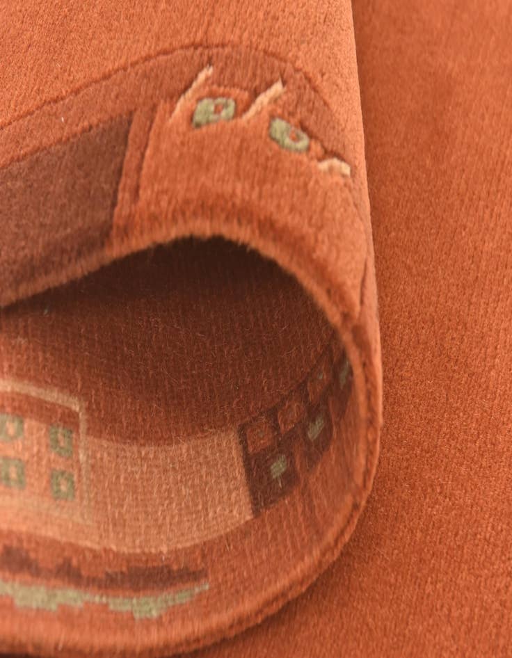 Detail image of  2' 4 x 4' 6  Hand Knotted Nepal Wool Rug