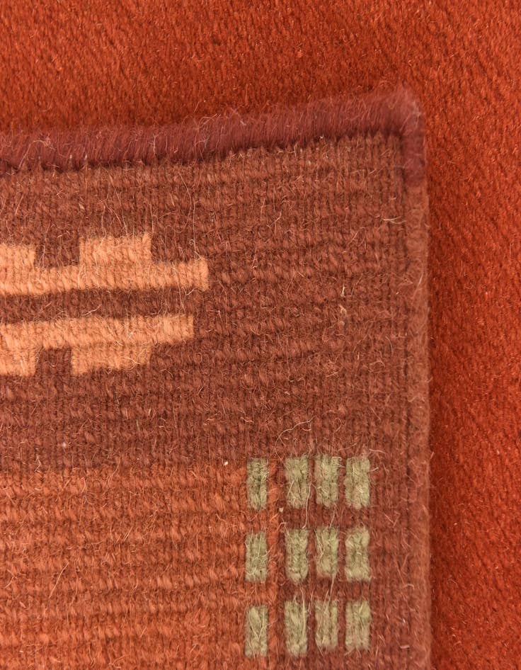 Detail image of  2' 4 x 4' 6  Hand Knotted Nepal Wool Rug