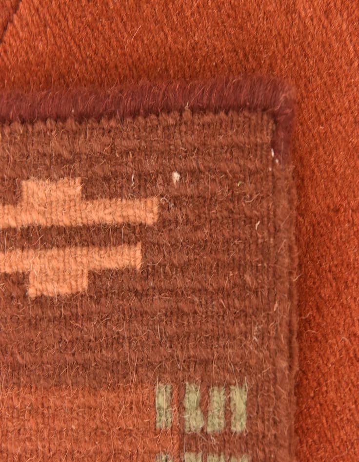 Detail image of  2' 4 x 4' 7  Hand Knotted Nepal Wool Rug