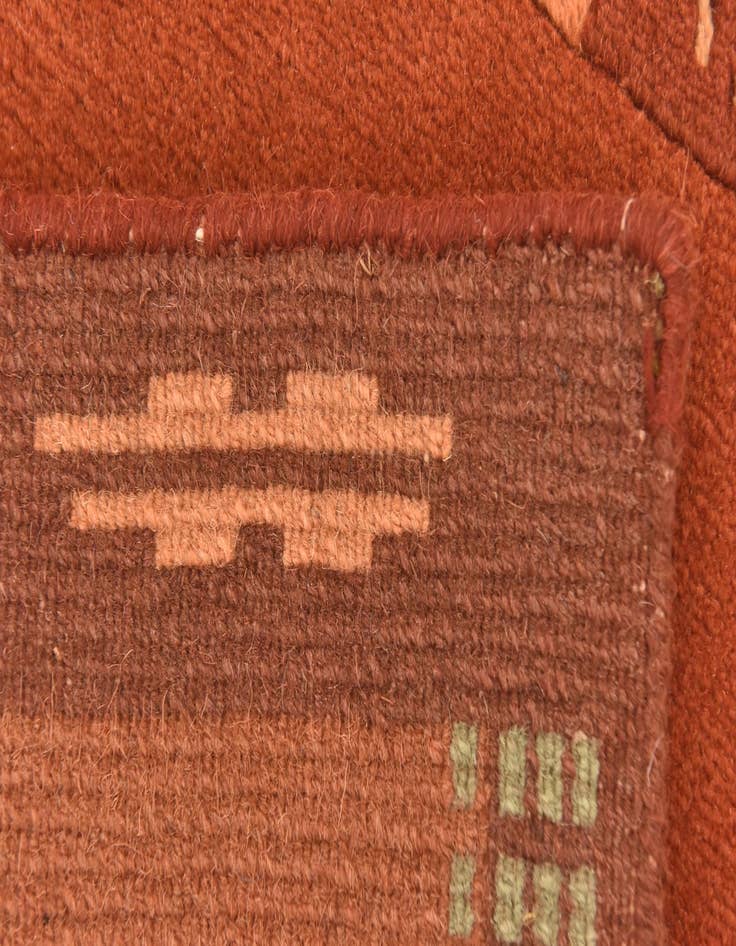 Detail image of  2' 4 x 4' 5  Hand Knotted Nepal Wool Rug