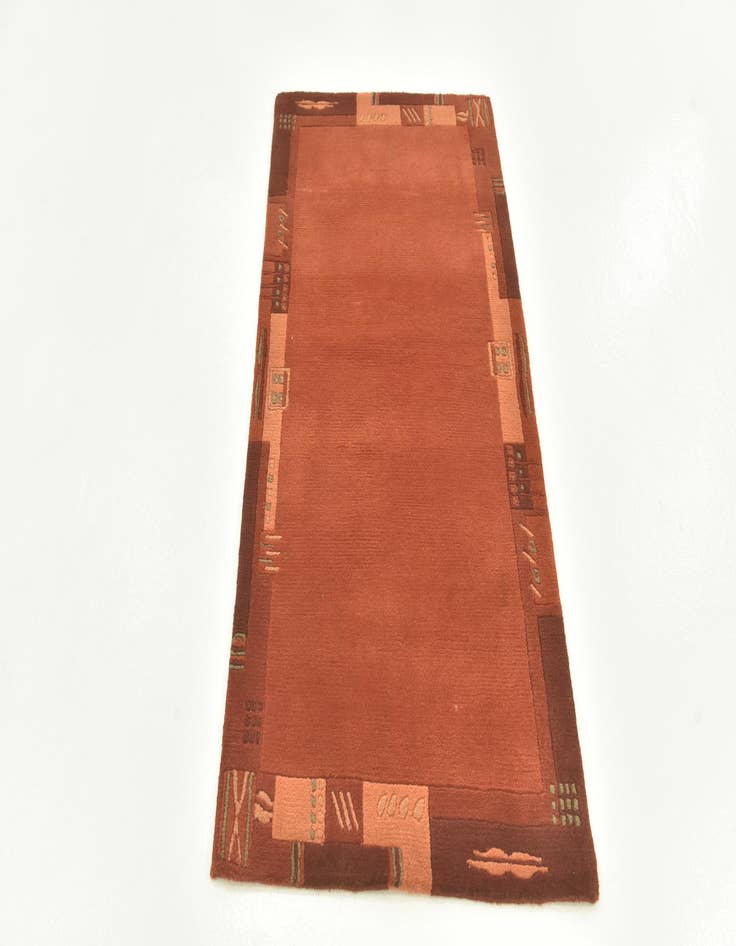 Detail image of  2' 4 x 4' 6  Hand Knotted Nepal Wool Rug