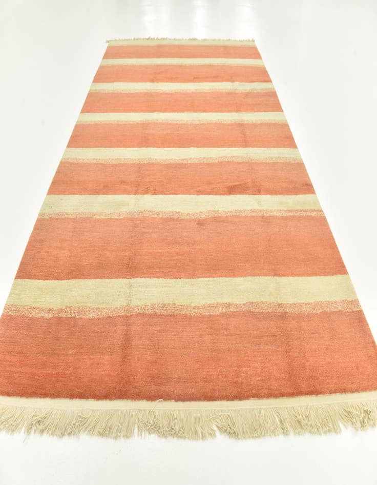 Detail image of  6' 7 x 9' 10  Hand Knotted Nepal Wool Rug