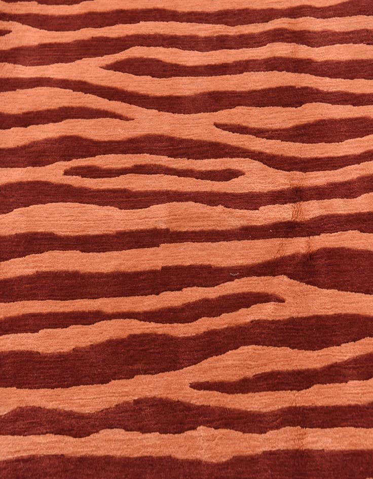 Detail image of  6' 7 x 9' 9  Hand Knotted Nepal Wool Rug