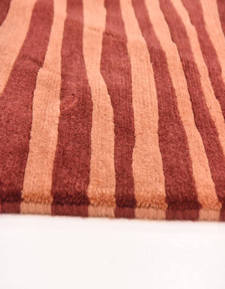 Detail image of  6' 7 x 9' 9  Hand Knotted Nepal Wool Rug