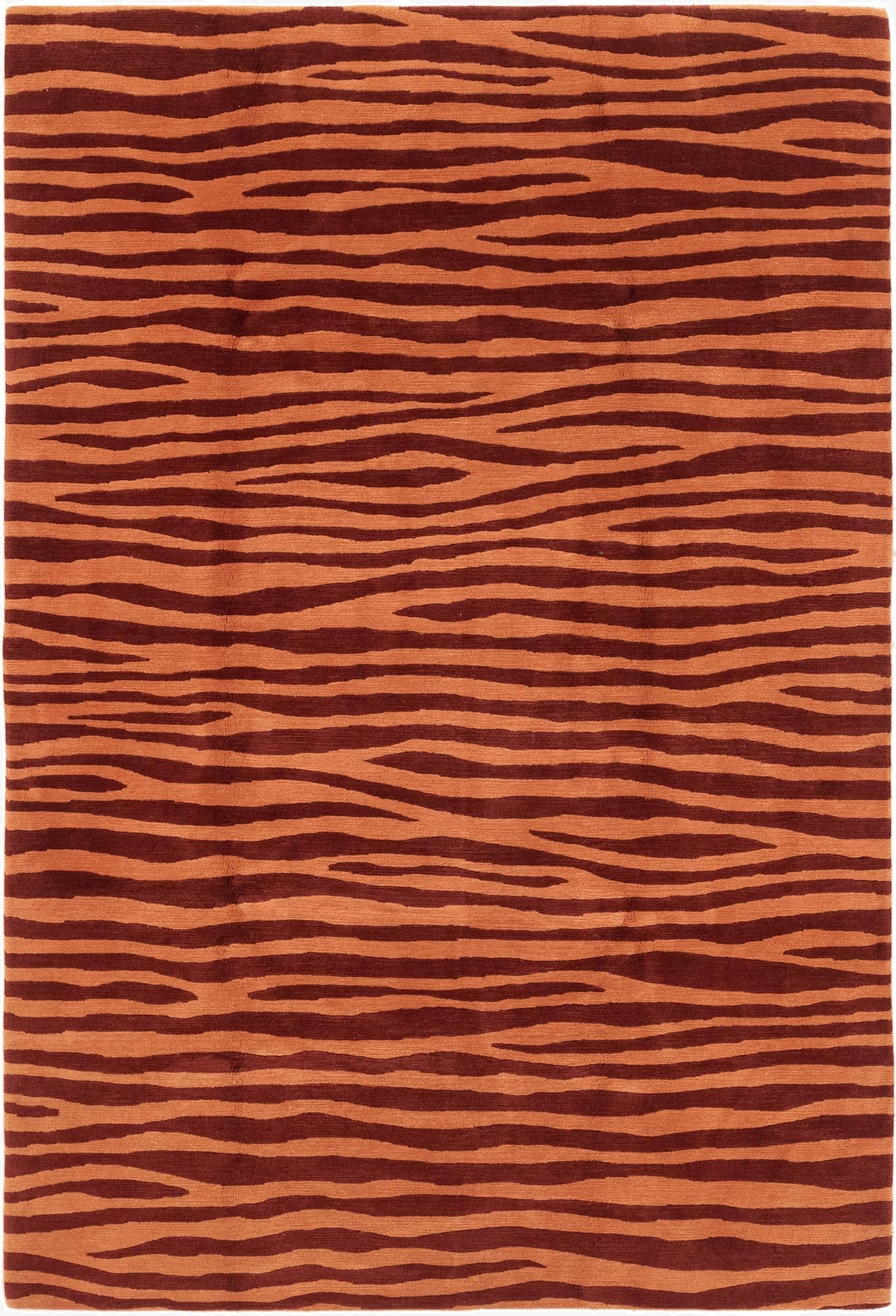  6' 7 x 9' 9  Hand Knotted Nepal Wool Rug