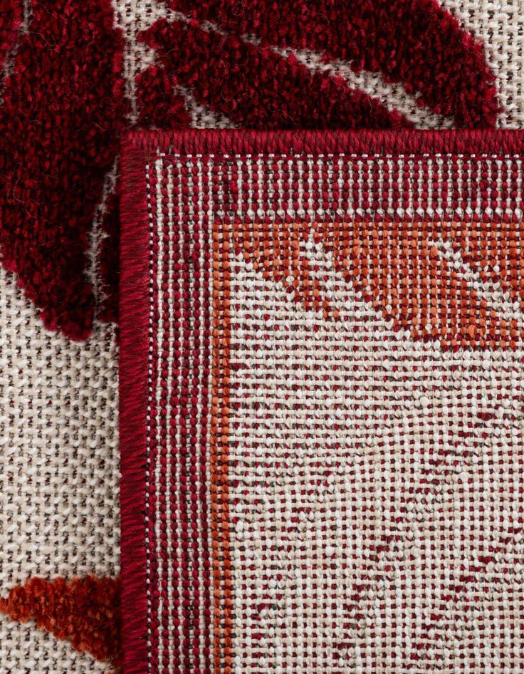 Detail image of  4' x 6'  Washable Botanical Indoor / Outdoor Rug