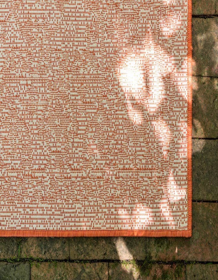 Detail image of  4' x 6'  Washable Botanical Indoor / Outdoor Rug