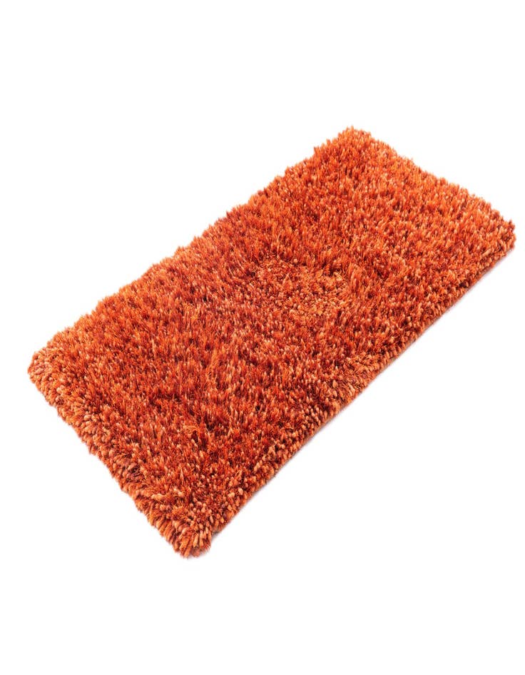 Detail image of  2' 5 x 4' 10  Hand Knotted Solid Shag Rug