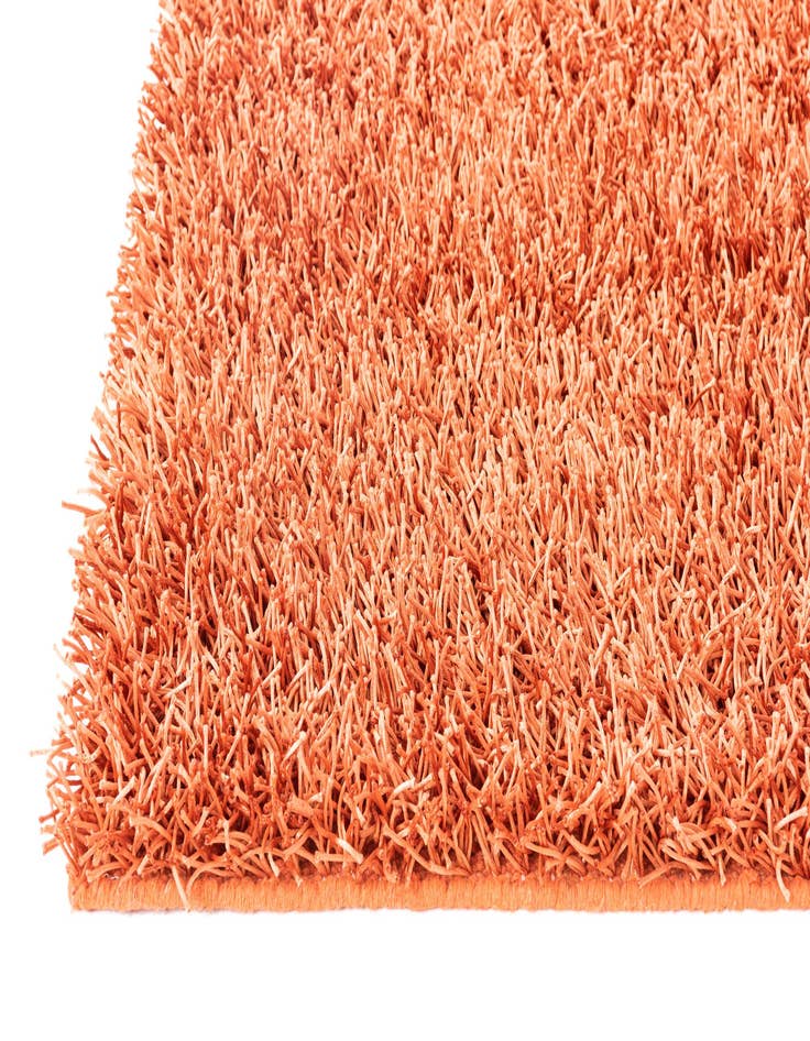 Detail image of  3' 2 x 5' 6  Hand Knotted Solid Shag Oriental Rug