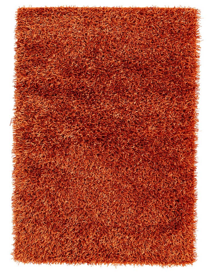 Detail image of  3' 2 x 5' 6  Hand Knotted Solid Shag Oriental Rug