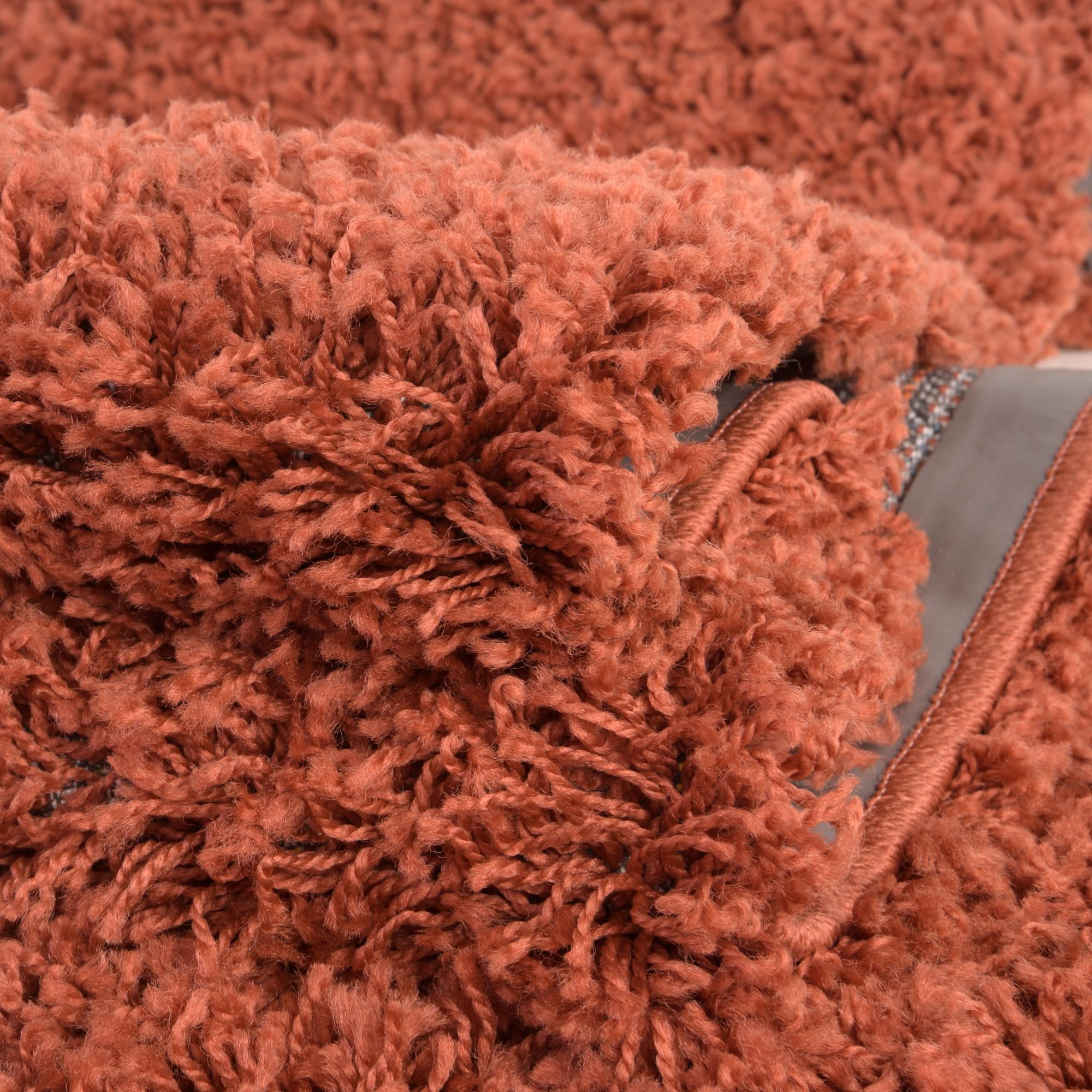 Terracotta 7' 10 x 10' Solid Shag Rug | Rugs.com