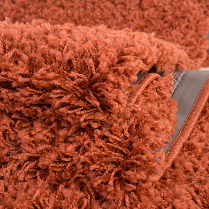 Terracotta 7' 10 x 10' Solid Shag Rug | Rugs.com