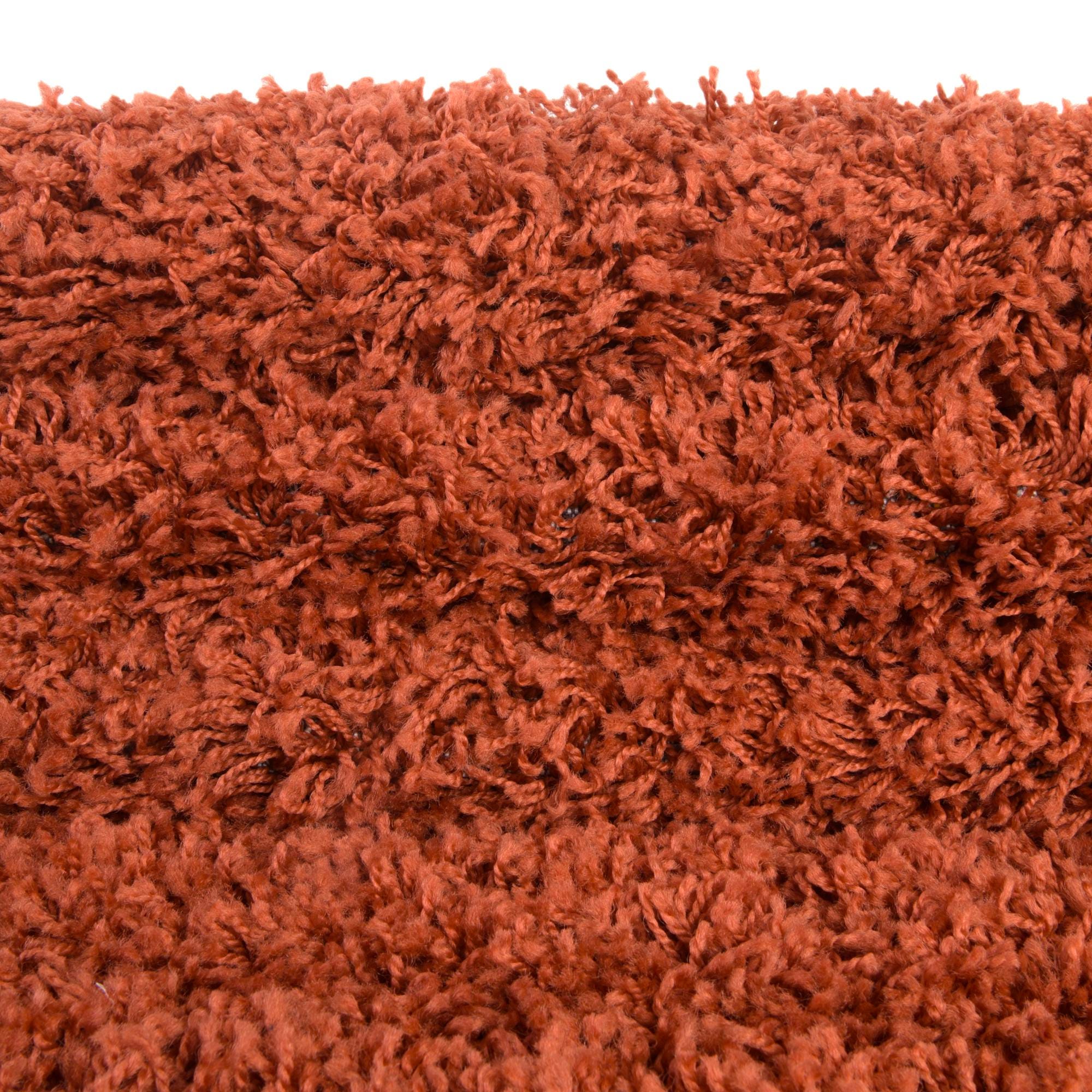 Terracotta 7' 10 x 10' Solid Shag Rug | Rugs.com
