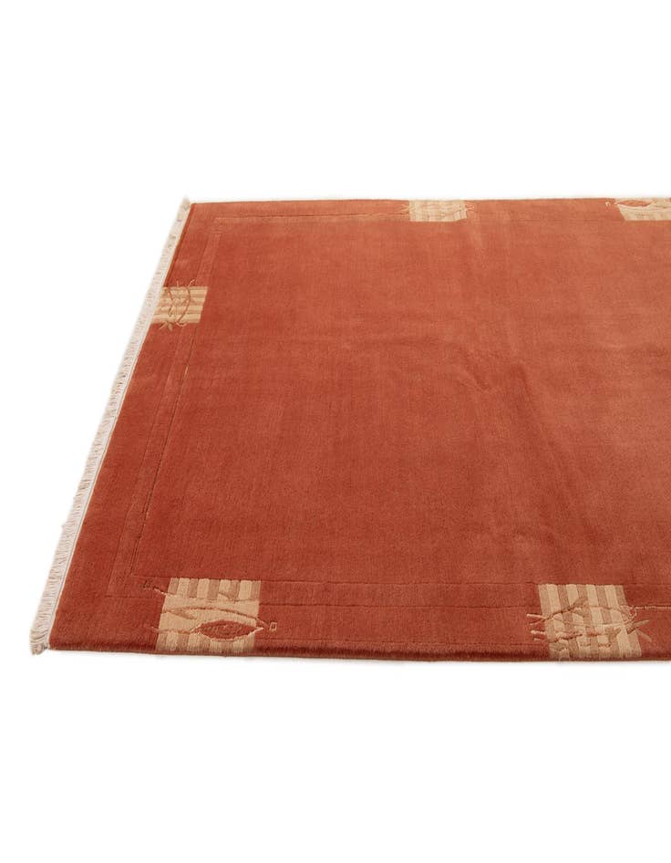 Detail image of  5' 9 x 7' 11  Hand Knotted Tibet Rug