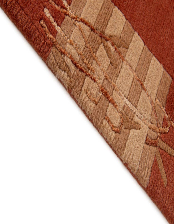 Detail image of  5' 9 x 7' 11  Hand Knotted Tibet Rug