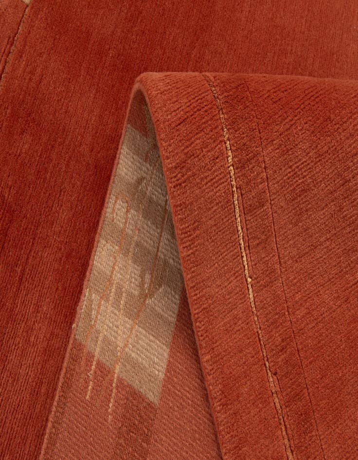 Detail image of  5' 9 x 7' 11  Hand Knotted Tibet Rug