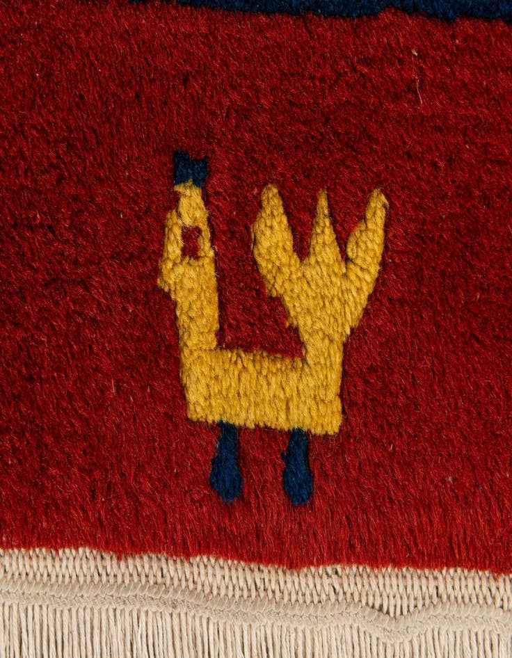 Detail image of  3' 1 x 5' 6  Hand Knotted Tibet Wool Rug