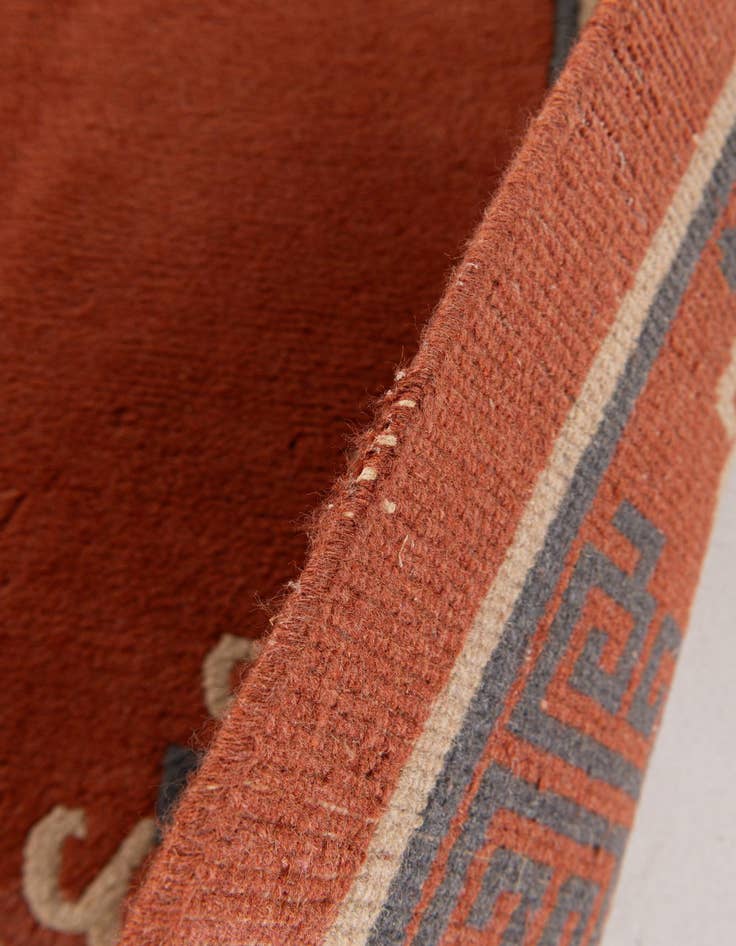 Detail image of  6' 6 x 8' 6  Hand Knotted Tibet Wool Rug