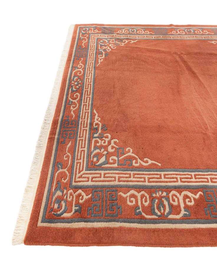 Detail image of  6' 6 x 8' 6  Hand Knotted Tibet Wool Rug