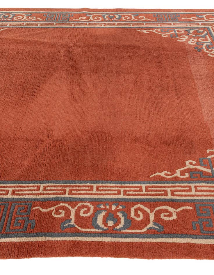 Detail image of  6' 6 x 8' 6  Hand Knotted Tibet Wool Rug