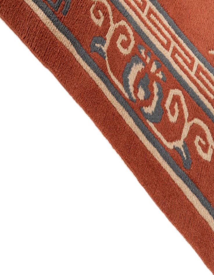 Detail image of  6' 6 x 8' 6  Hand Knotted Tibet Wool Rug