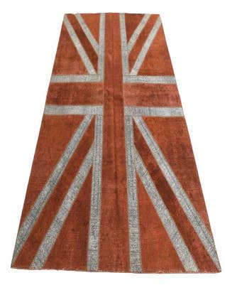 Detail image of  5' 7 x 8'  Hand Knotted Ultra Vintage Persian Wool Rug