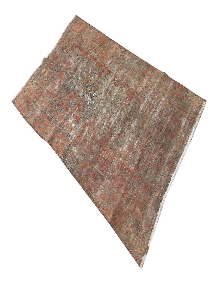 Detail image of  3' 2 x 5' 3  Hand Knotted Ultra Vintage Persian Wool Rug