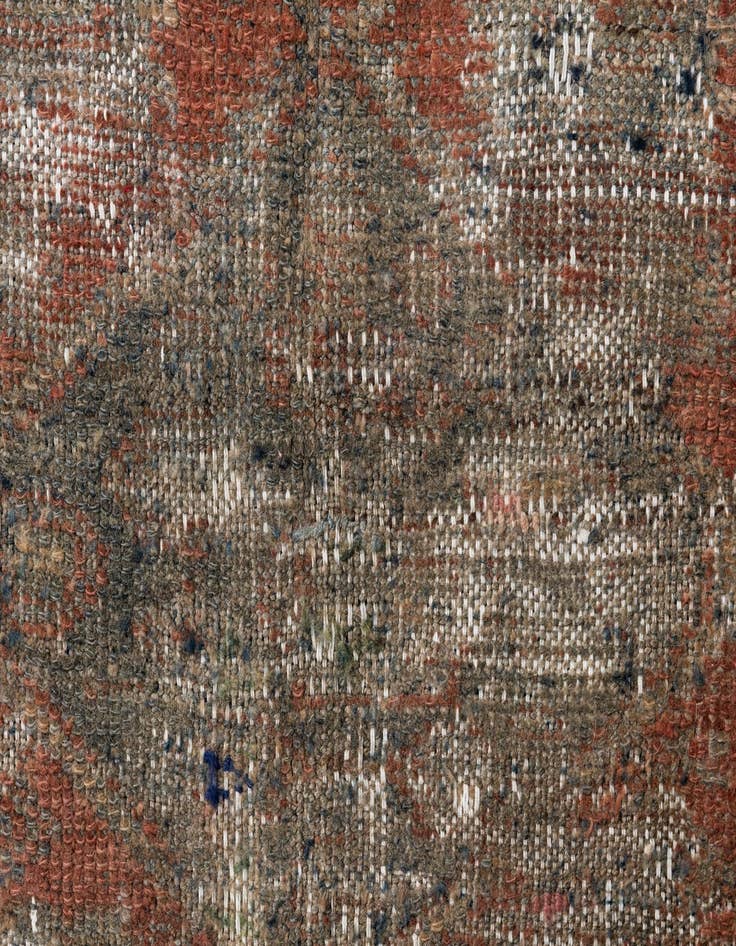 Detail image of  3' 2 x 5' 3  Hand Knotted Ultra Vintage Persian Wool Rug