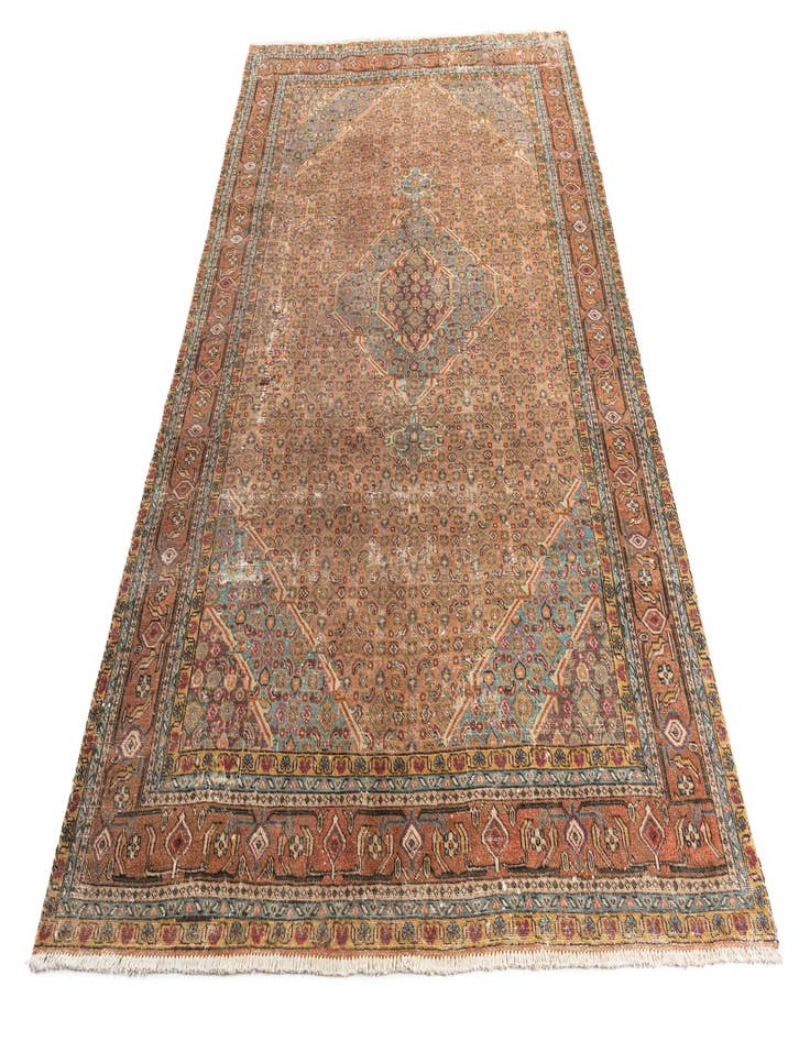 Detail image of  6' 5 x 9' 8  Hand Knotted Ultra Vintage Persian Wool Rug