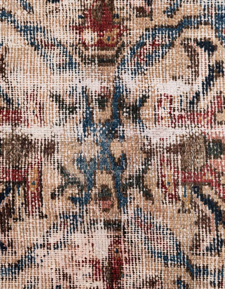 Detail image of  4' x 6' 6  Hand Knotted Ultra Vintage Persian Wool Rug
