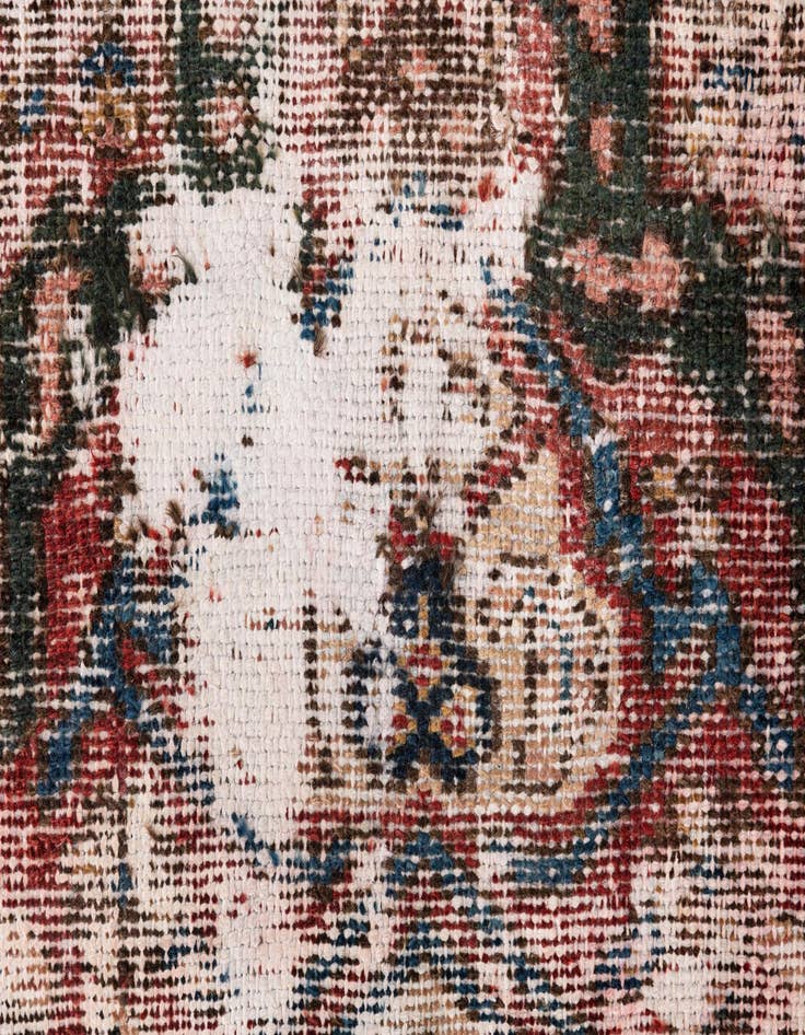 Detail image of  4' x 6' 6  Hand Knotted Ultra Vintage Persian Wool Rug