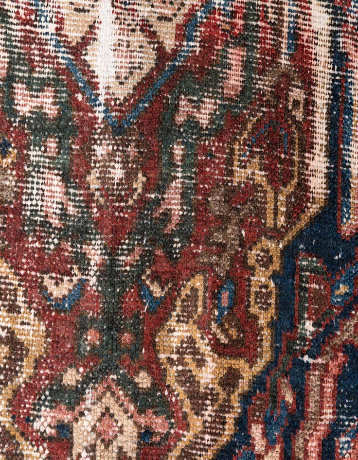 Detail image of  4' x 6' 6  Hand Knotted Ultra Vintage Persian Wool Rug