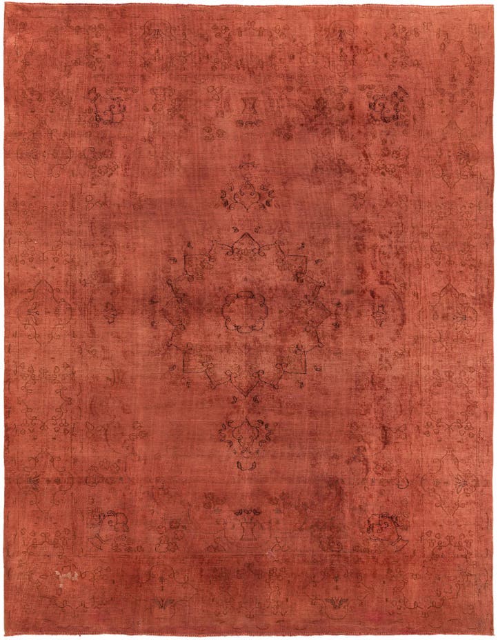  8' 9 x 11' 8  Hand Knotted Ultra Vintage Persian W...