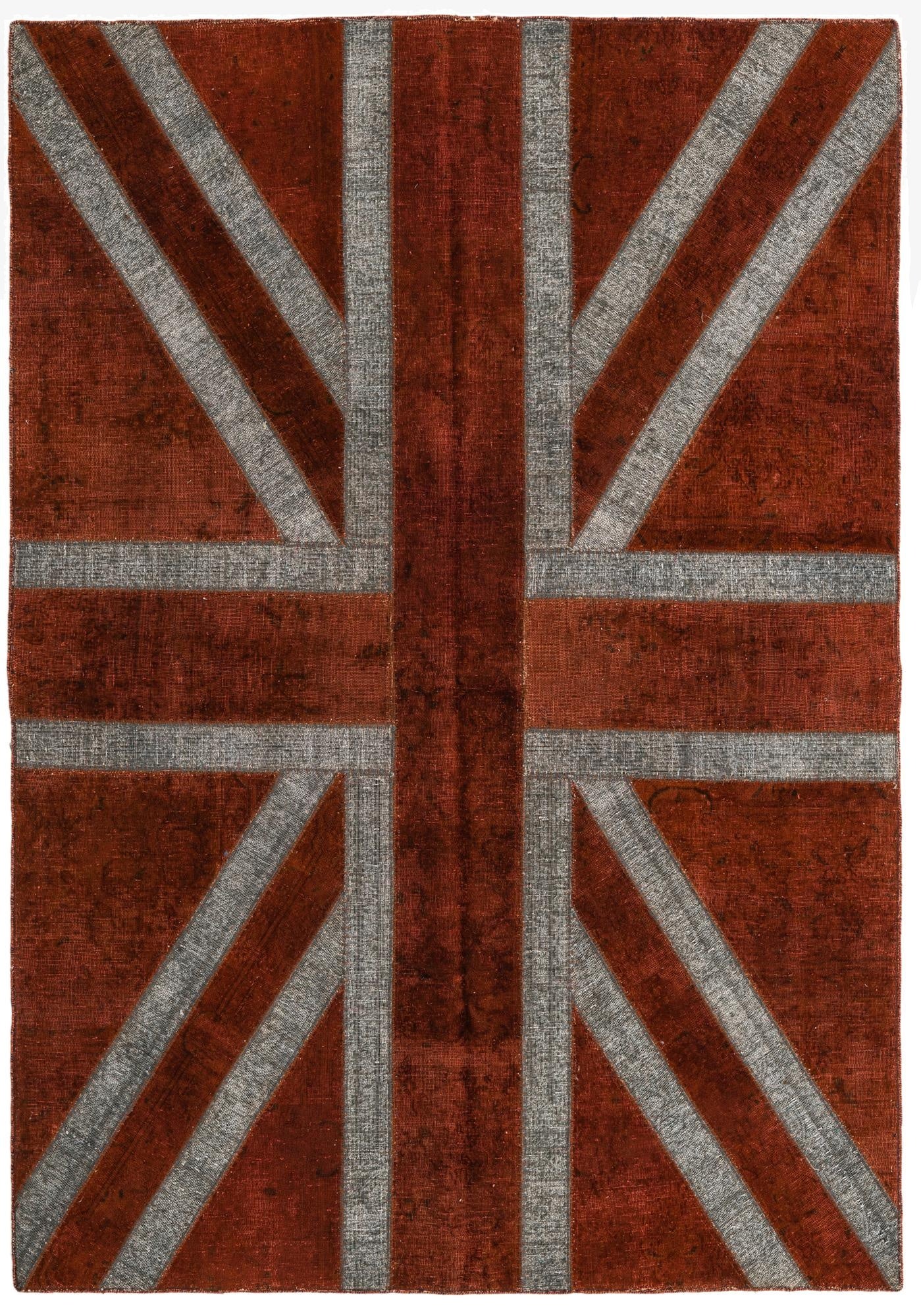  5' 7 x 8'  Hand Knotted Ultra Vintage Persian Wool Rug