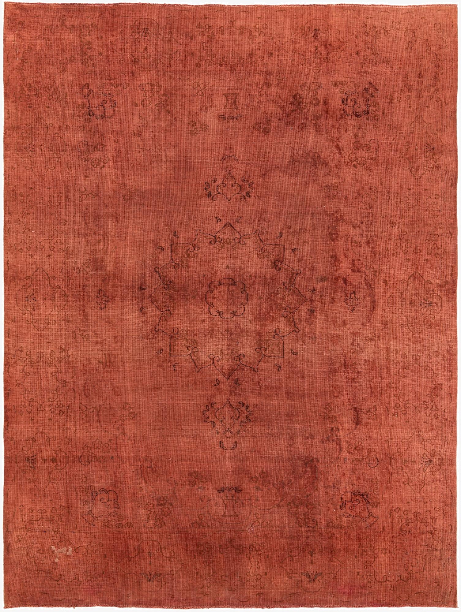  8' 9 x 11' 8  Hand Knotted Ultra Vintage Persian Wool Rug