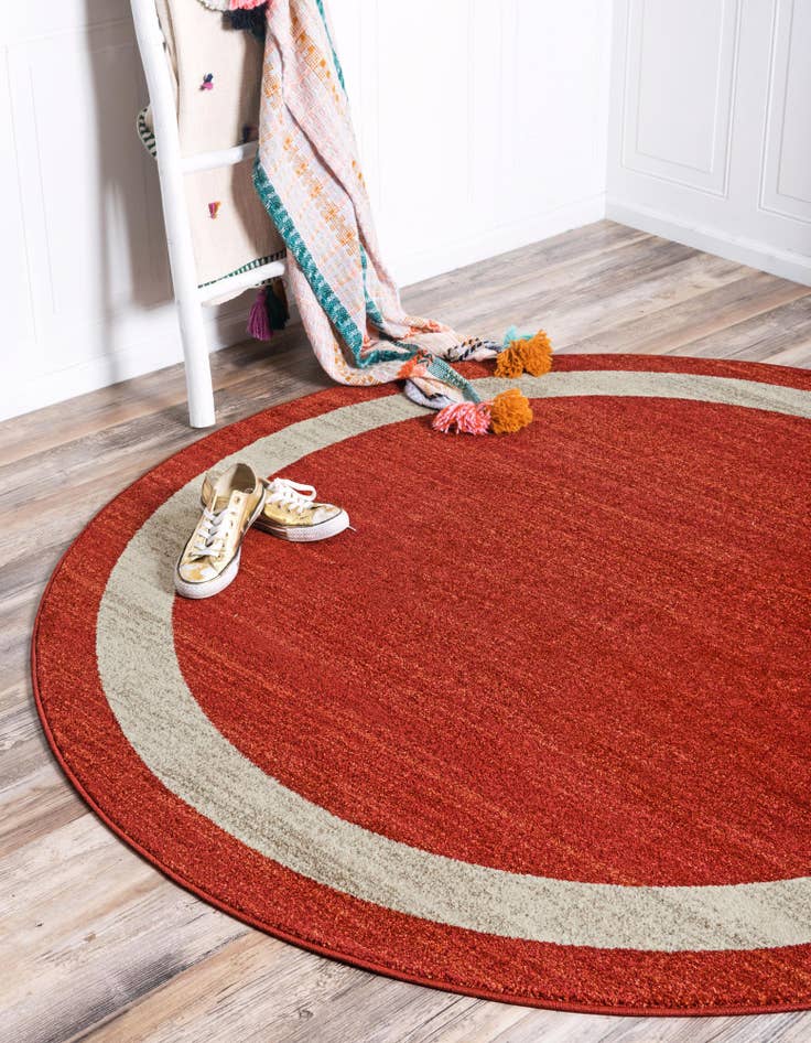 Detail image of  6' x 6' Angelica Round Rug