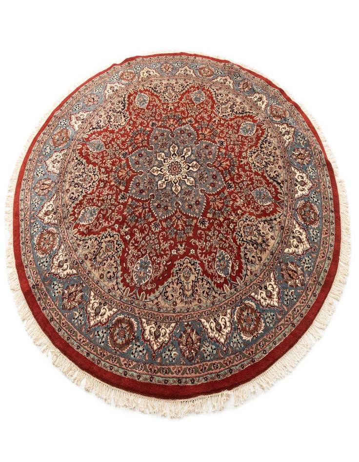 Detail image of  8' 10 x 8' 10  Hand Knotted Bidjar Oriental Wool Round Rug