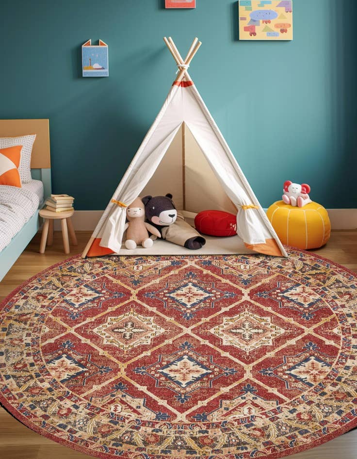 Detail image of  8' x 8' Eden Round Rug