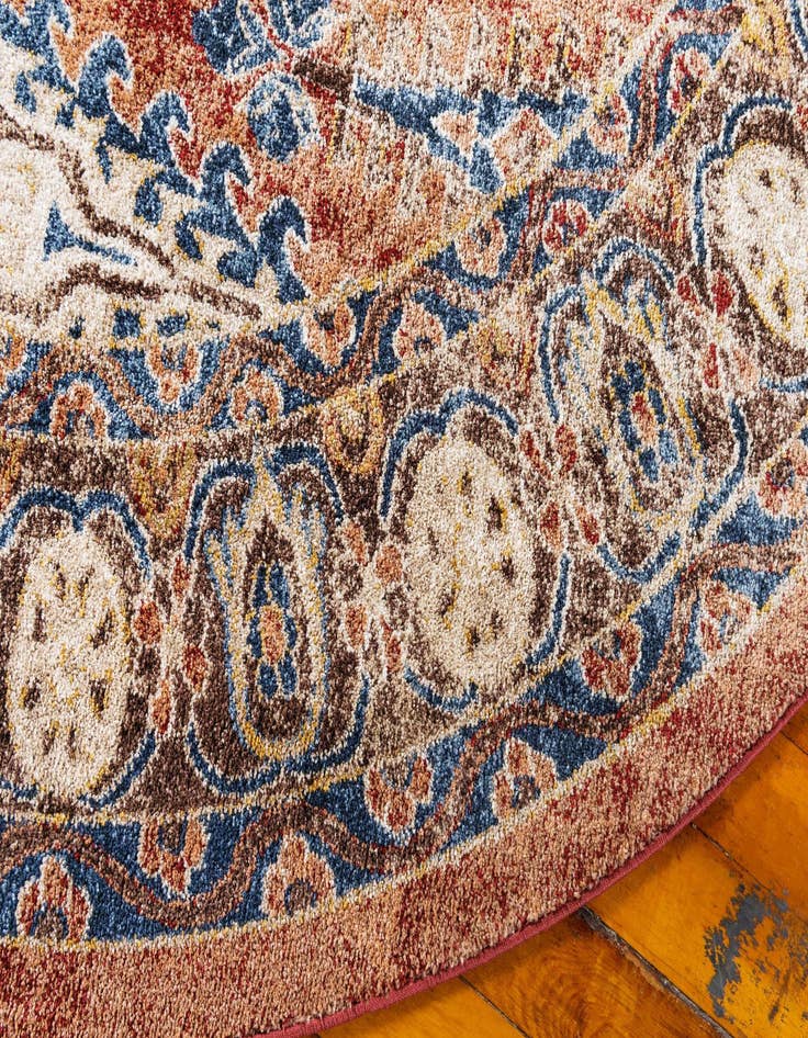 Detail image of  5' 3 x 5' 3 Eden Round Rug