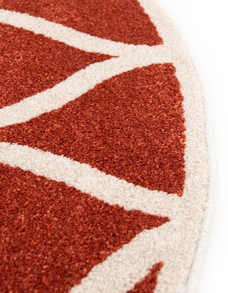 Detail image of  6' x 6' Lattice Round Rug