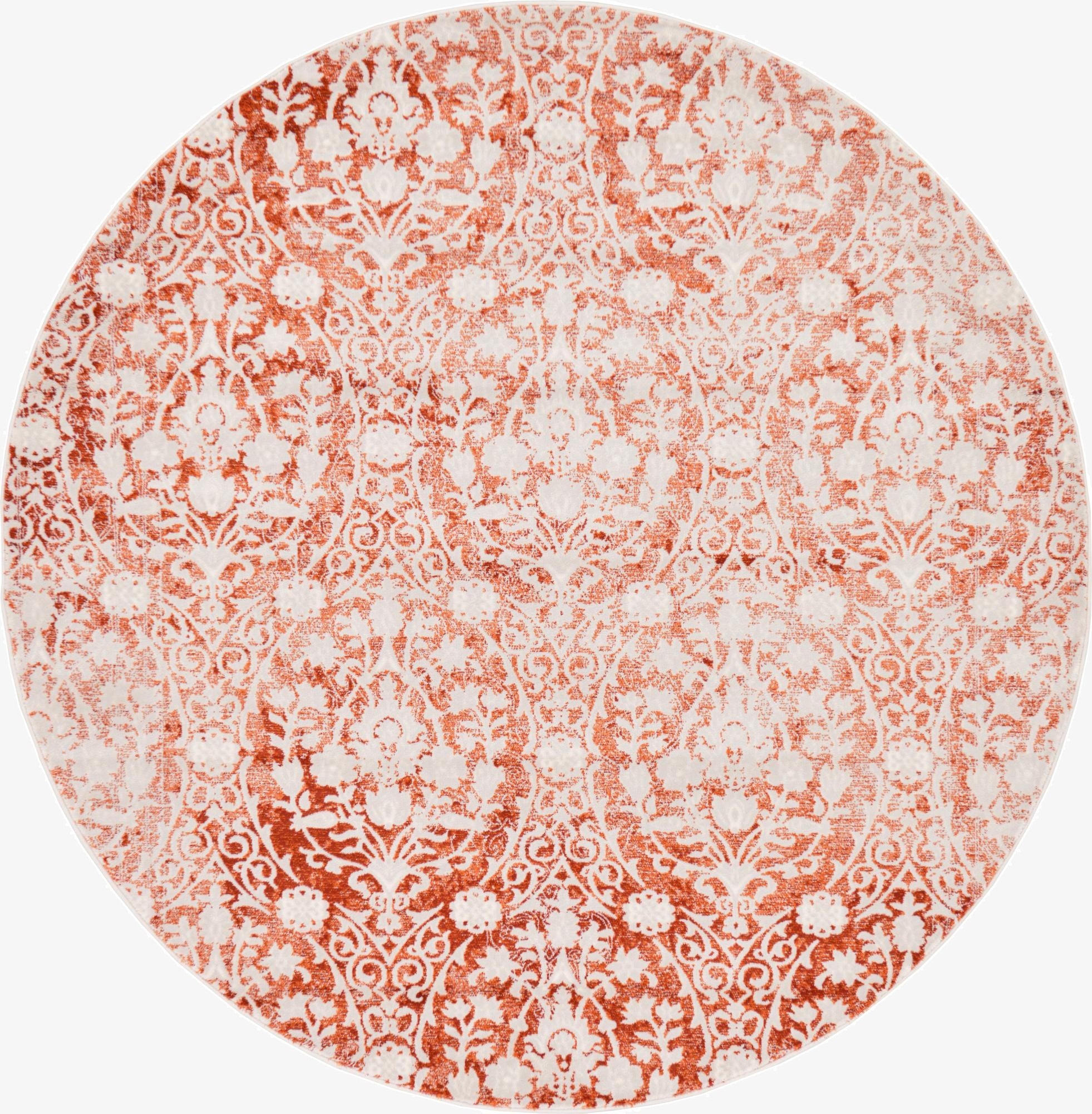  6' x 6' Modern Classical Round Rug