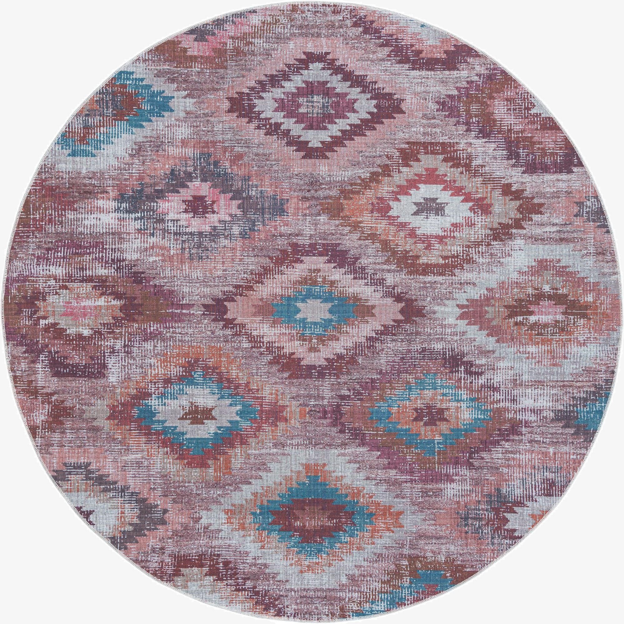  7' 10 x 7' 10  Washable Sisu Round Rug