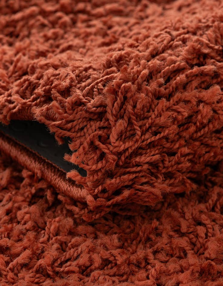 Detail image of  7' x 7' Solid Shag Round Rug