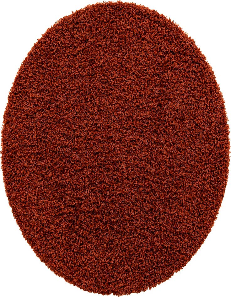 Detail image of  4' x 4' Solid Shag Round Rug