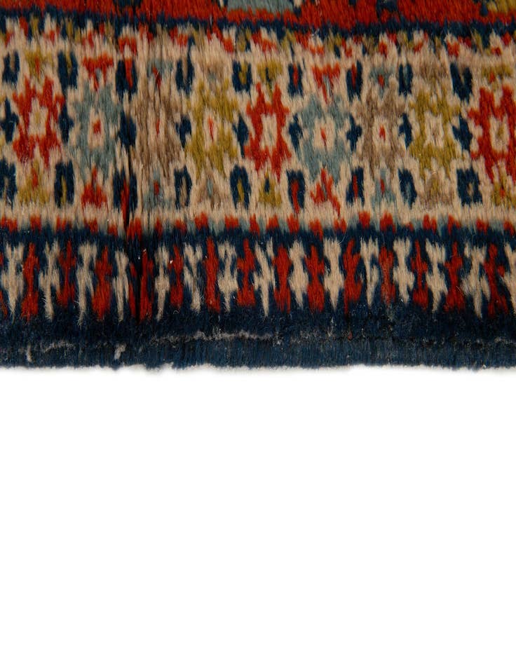 Detail image of  3' 4 x 11' 2  Hand Knotted Ardabil Wool Runner Rug