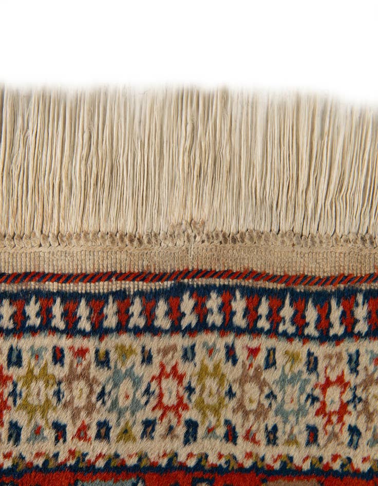 Detail image of  3' 4 x 11' 2  Hand Knotted Ardabil Wool Runner Rug