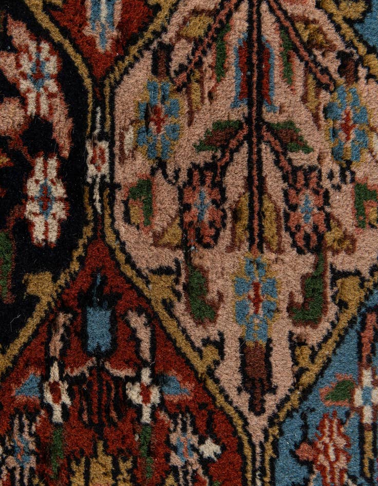 Detail image of  3' x 6' 7  Hand Knotted Bakhtiar Oriental Wool Runner Rug